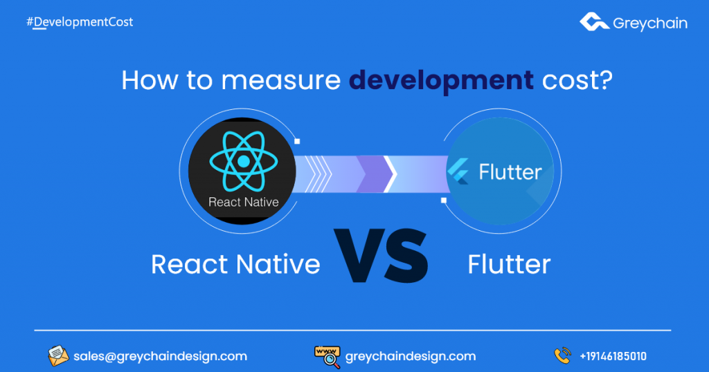 What is the cost difference in making an app in React Native vs Flutter?